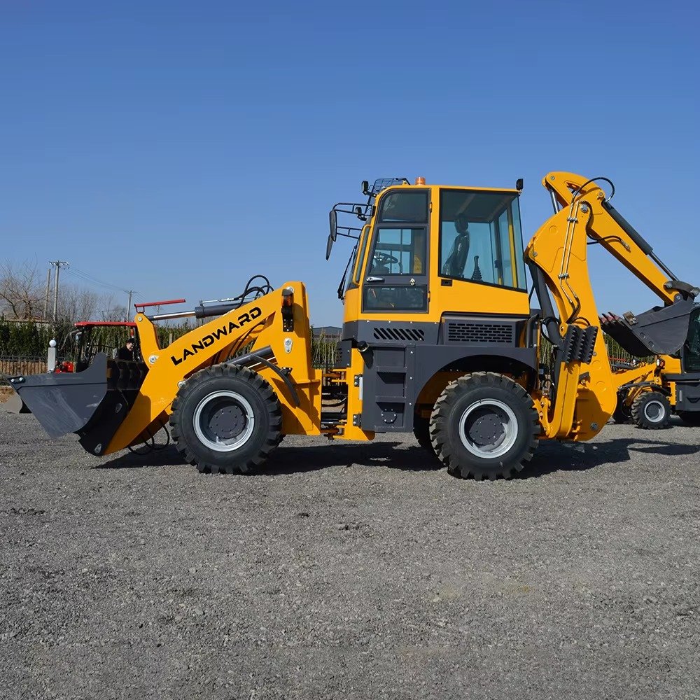 lw388 backhoe loader